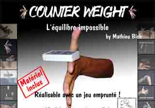 Counter weight, l'equilibre impossible d'un jeu de cartes sur votre main