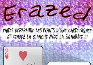 Erazed, probablement l'effet le plus magique de Mathieu Bich