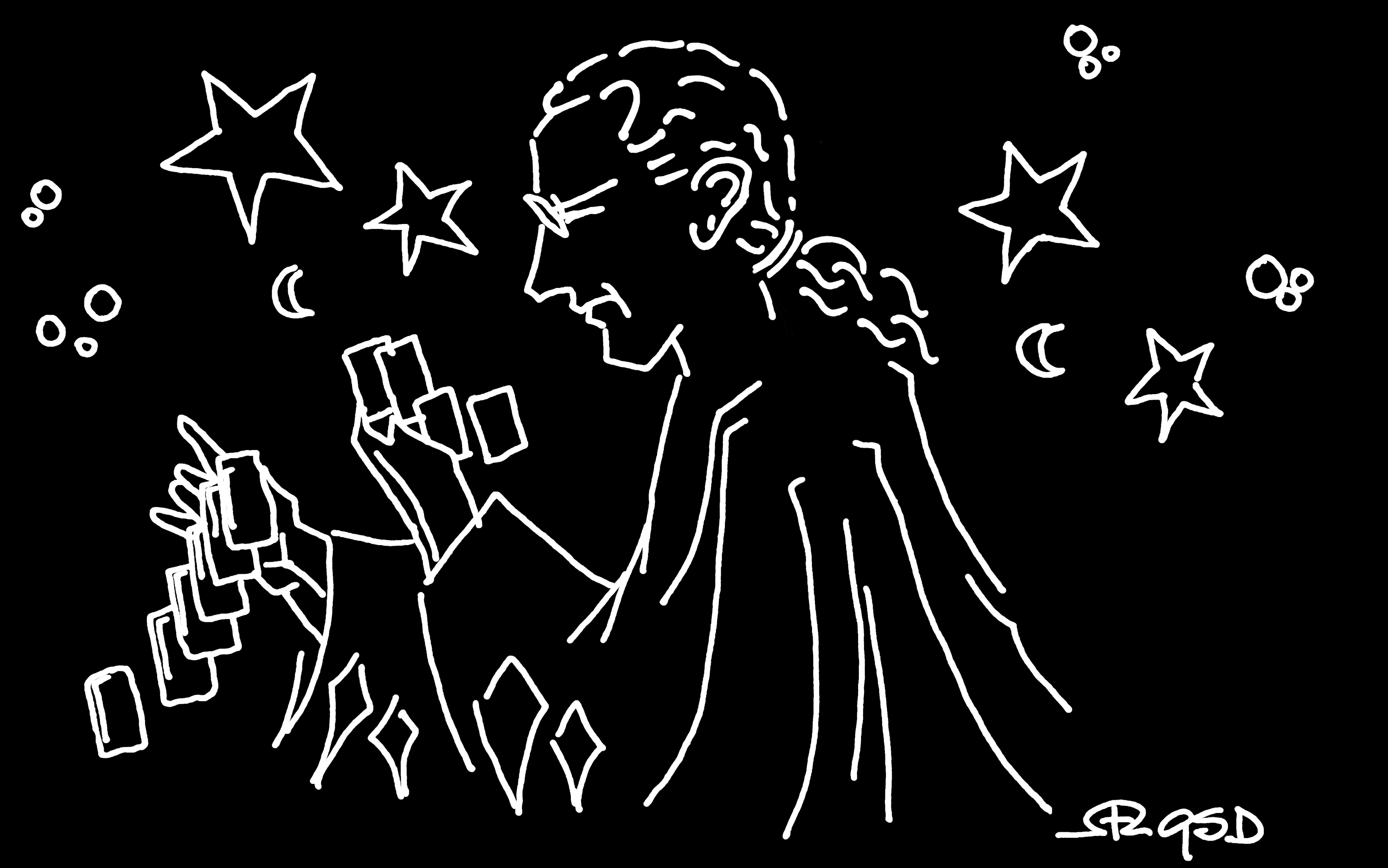 Logo de Mathieu Bich sur fond noir