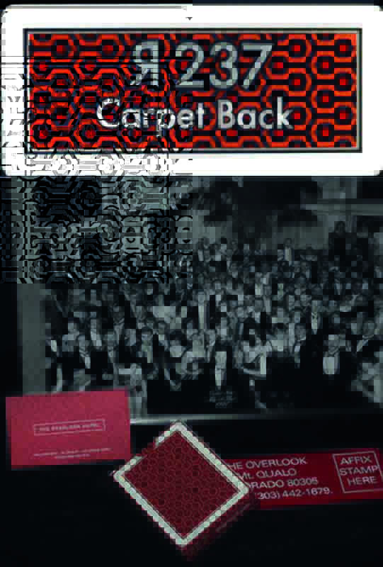 Jeu de carte designé par Mathieu bich, inspiré par le film Shining